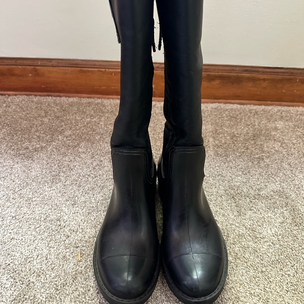 Pajar Black Stylish Rain Boots - Picture 3 of 8